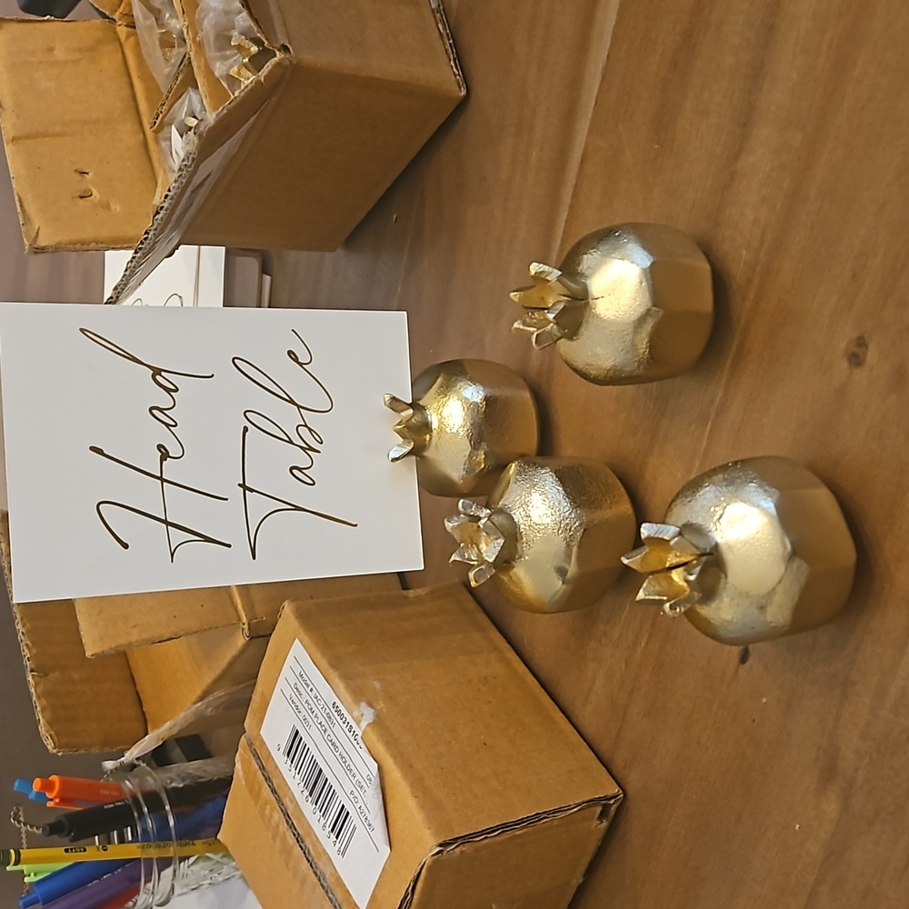 Pomegranate Place Card Holders